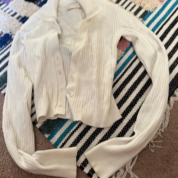 Meshki small cream button down - Picture 3 of 8